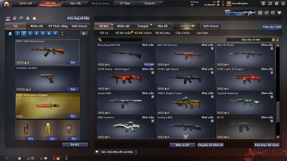 shop acc cf uy tin gia re